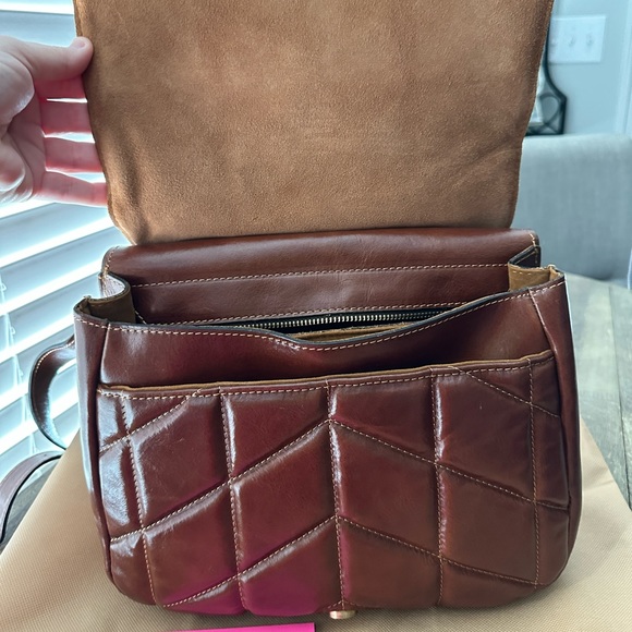 Patricia Nash London Saddle Bag
Quilted Vintage Distressed Leather NWOT - Picture 6 of 13